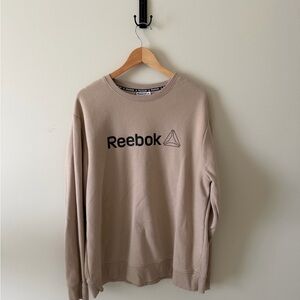 Reebok Men's Beige Crewneck Sweater